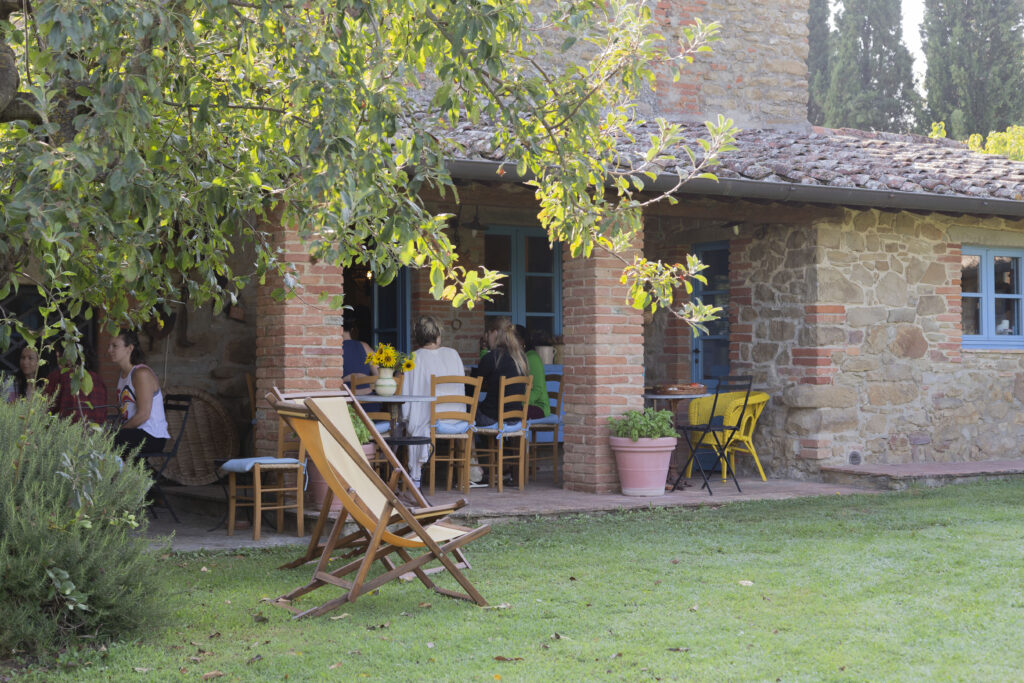 outside dining setup at maraviglia