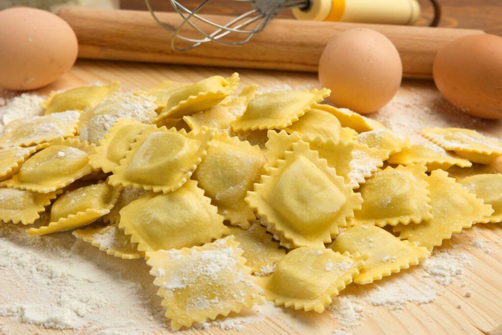 homemade ravioli