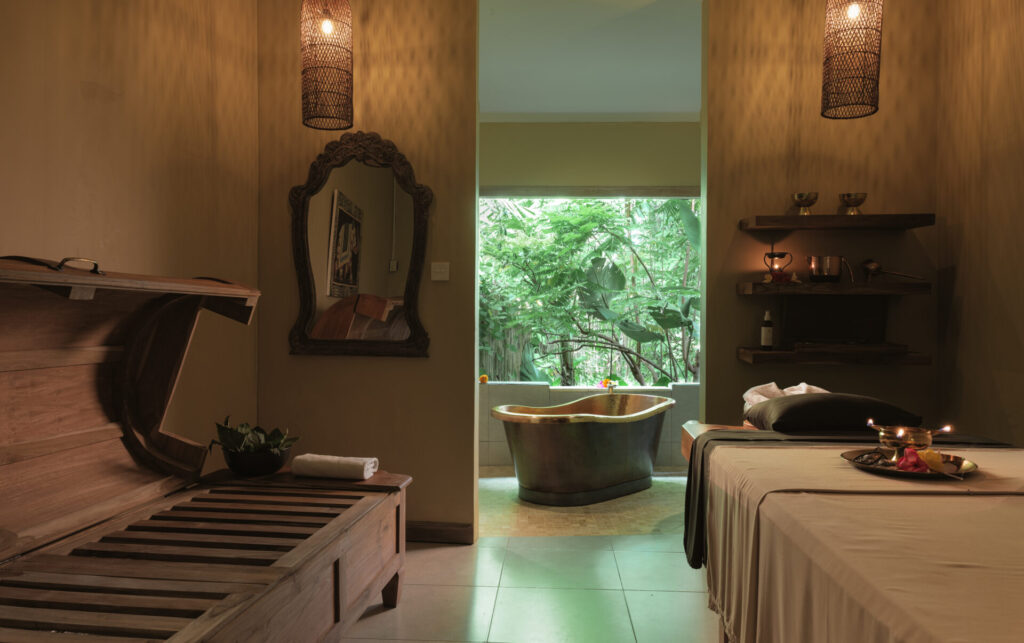 treatment room at bali botanica