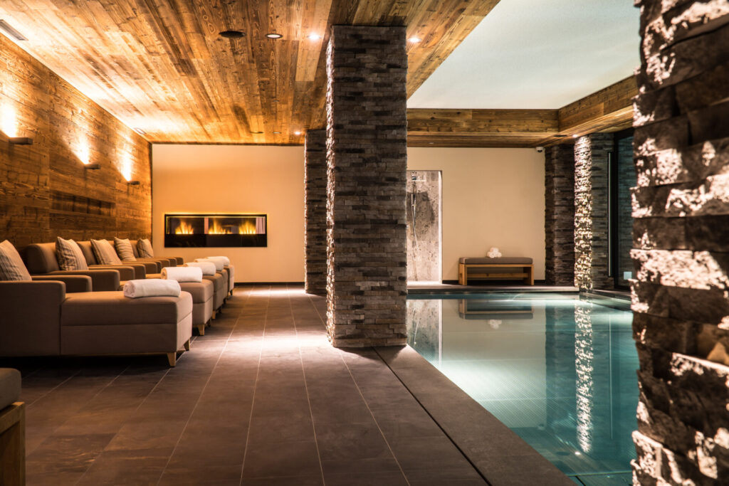 the capra saas-fee spa pool