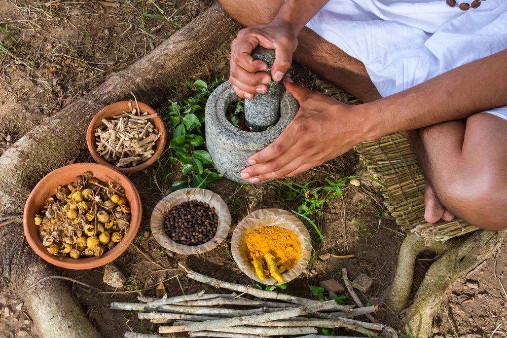 indigenous healing traditions - ayurveda herbs